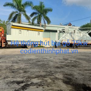 Hệ thống hút bụi gỗ - công suất 75kw